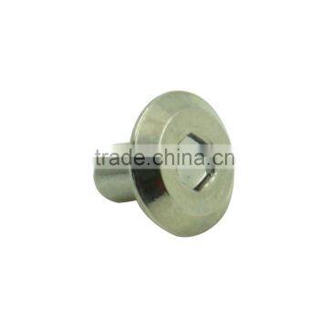 Wholesale 10mm metal inner hexagon head semi tubular rivet for bags