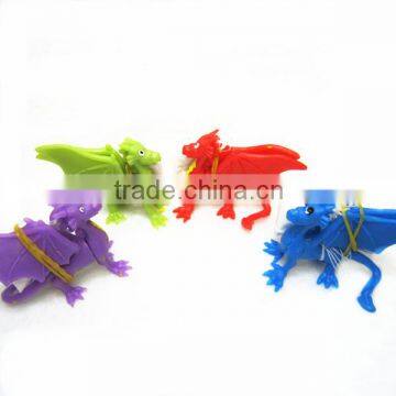 novelty sticky wall toys Prank Joke Toys PVA animal parachute