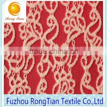 Polyester Thick Printing Knitting Lace Fabrics for Garments photo-2