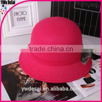 sun hat wholesale hat cotton wool Ladies fashion small basin hat