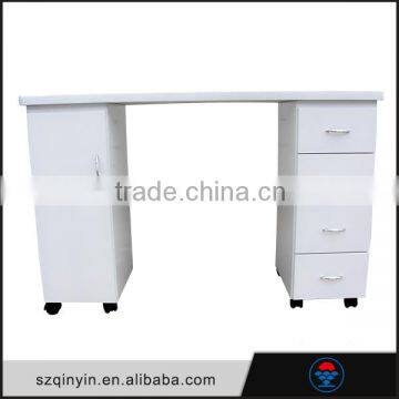 Newest design comfortable salon furniture nail table for sale