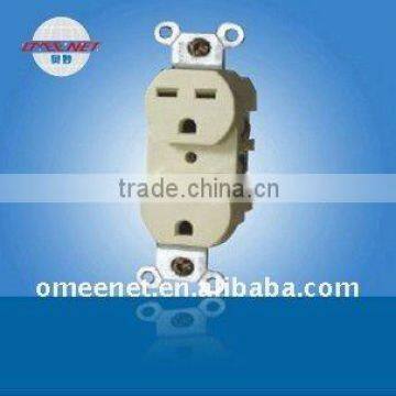 15A 250V 2 Outlets Duplex Wall Socket Receptacle