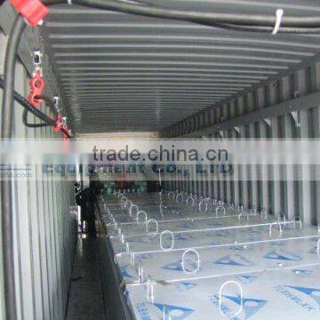 Containerized ice block machine