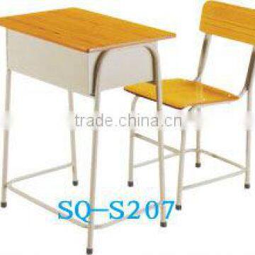 HOT SALE simple school desk and chair SQ-S207