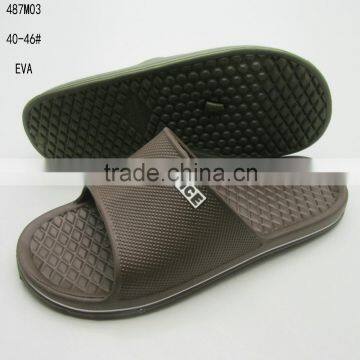 Fashion EVA men's open-toe flat slippers