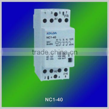 Modular magnetic ac contactor for building