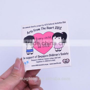 2015 hot-selling boys and girls design souvenir metal fridge magnet