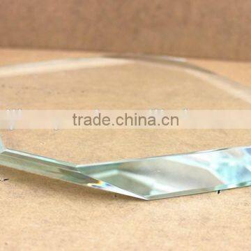 Customed Diamond Shaped Photo K9 Crystal Blank With Base photo-6