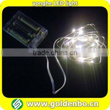 Mini copper/silver wire LED string light with battery operated YH-9002B