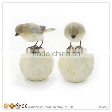 Garden Decoration Outdoor A Resin Bird Standing On The Ball