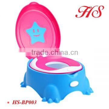 Hot Selling plastic portable toilet baby potty training seat potty stool potty chair