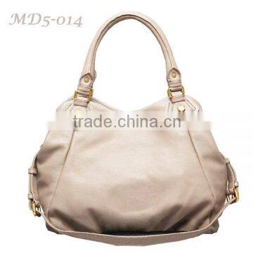 Lady Leisure and Trendy Leather Tote Bag,plain large soft handbag