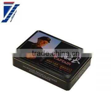 buy wholesale rectangular tin box health product package tin boxes