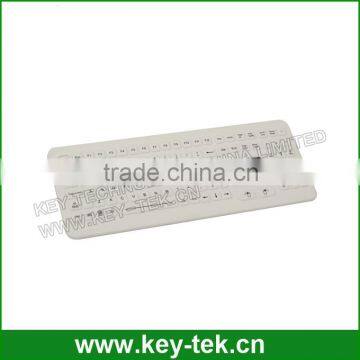 Excellent tactile feeling silicone backlit keyboard for hospital