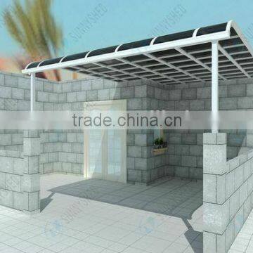 easy to install for gazebo awnings aluminum frame polycarbonate for patio