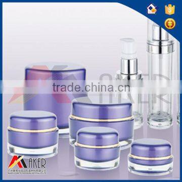 Round cosmetics jars Hot sale acrylic jar cans for packing cosmetic cream