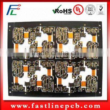 Rigid-Flex PCB, Polymide + Fr4 circuit board for GPS