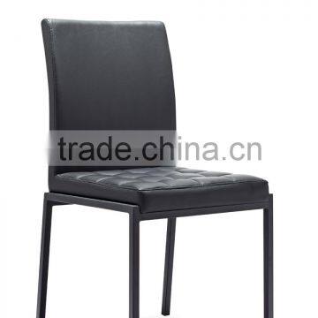 Z656 Wholesale Luxury Colorful Upholstered Metal Modern Dining Chair