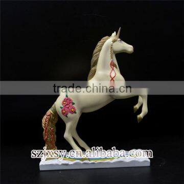 hand crafts resin plastic unicorn figurines