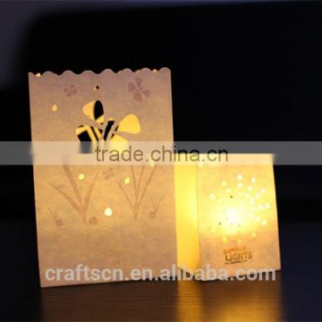 Brilliant paper tealight holder made from bamboo