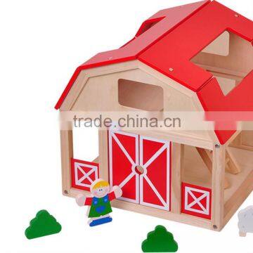 New Design Educational Miniature Wooden House Crafts Diy Animal Toy photo-4