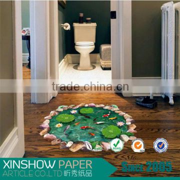 Creative DIY PVC 3D bathroom waterproof wall sticker