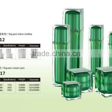 New Elegant Pyramid Round Shape Perfume Acrylic Cosmetic Body Lotion Bottle photo-3