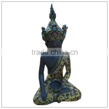 Religious decor indoor thai buddha statue candle holder , Antique buddha for sales