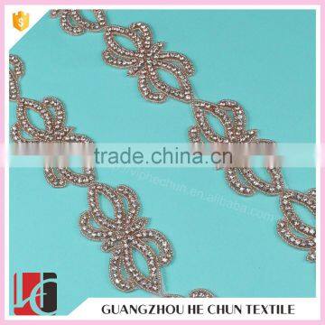 HC-3326 HC-3326 Hechun Wedding Decoration Wholesale Diamond Rhinestone Strip for Bride photo-5
