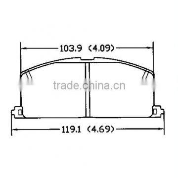 D242 for Toyota Brake Pads