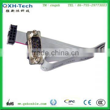 DB 25 pin male to male cable IDC Wire Flat Connector Cable