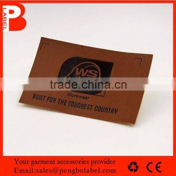 wholesale iron on leather patch export thailand