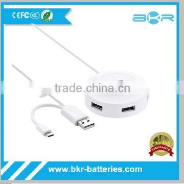 best sell usb 2.0 4 Port usb hub with OTG function