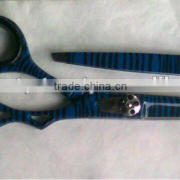 Coloured Shear with tweezers