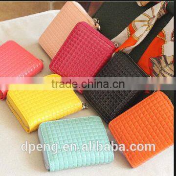 Fashion Good Quality Women Wallet Genuine Leather With Zipper Coin leather credit card wallet