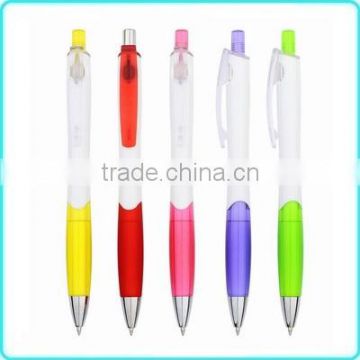 Plastic press Ballpoint pen,customer logo pen