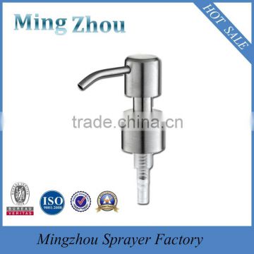 Top sale Stainless Steel lotion pump metal dispenser pump sprayer*