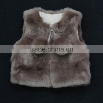 kids fur vest for winter