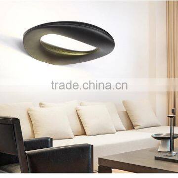 Black Color SMD5730 Iron LED Wall Lamps 6W Bedroom Wall Lamps