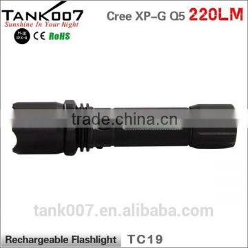 TANK007 Electric Charge Torch Light Night Hunting Torch Light Rechargeable Led Police Flashlight