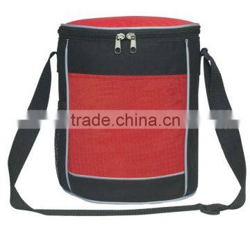 Promotional Round Kooler Bag- Red