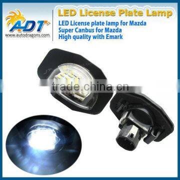 6000K super white Canbus license plate lamp with E4 certification