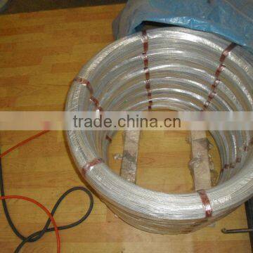 (manufacture) 2.4*3.0 MM Oval de arame galvanizado for cattle fence