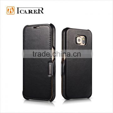 ICARER Luxury Leather Case For Galaxy S6