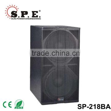 SP-218B spe audio 1200W dual 18 inch active subwoofer