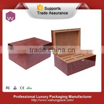 Custom cigar box packaging wood cigar humidor