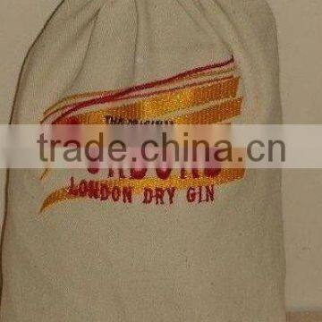 Cotton bottle pouch for promotion