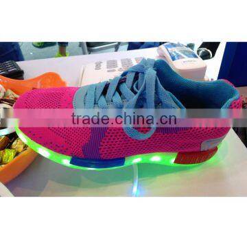 Andriod USB Recharging LED Light Shoes With Colorful Light Shoe Lace photo-2