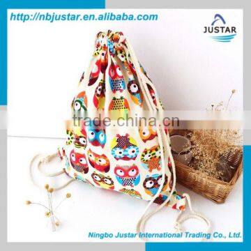 Promotional Wholesale Cheap Draw String Backpack Customized Printed Drawsting Backpack Bag With Sublimation Print photo-6