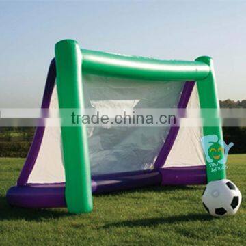 commercial grade pvc tarpaulin inflatable soccer goal game